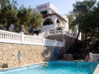 Hostal Los Pinos Cala de Sant Vicenc Exteriör bild