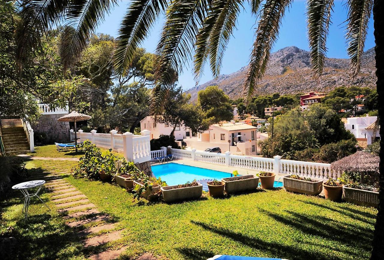 Hostal Los Pinos Cala de Sant Vicenc Exteriör bild
